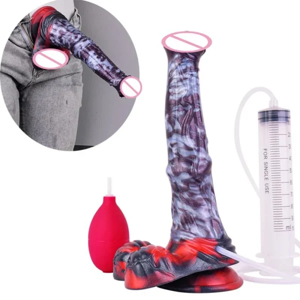 Huge Monster Dildo Massive Dildo homemade Dildo for Vaginal G-spot & Unique Anal Plug Female Male