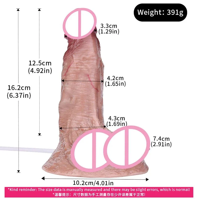 Liquid Platinum Silicone Safe Simulation Squirting Dildo for Women Sucker Dildo Experience Feel Realistic Sex Toys