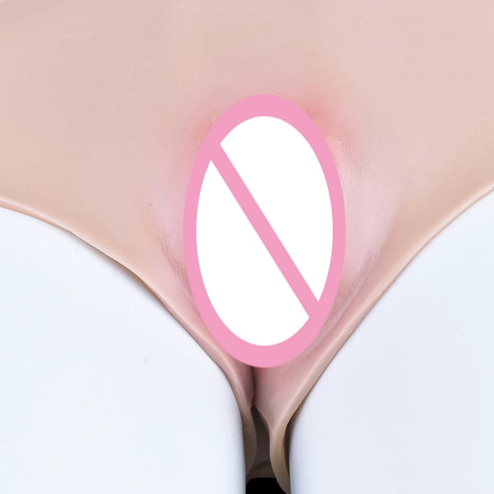 14 cm Vagina Tunnel Sissy Pants for Gay Male BDSM Game for 18+ Adult