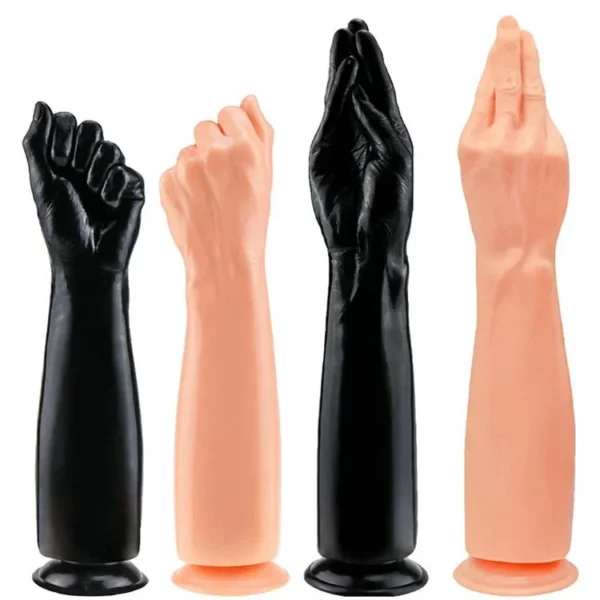 Unisex Hand Shaped Dildo Toy Ass Massager Big Dildo Huge Butt Anal Plug Arm Fisting Hand Dildo