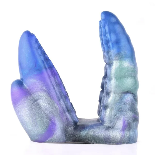 Silicone Hollow Octopus Suction Cups Vibrating Finger Set G Point Female Massage Masturbator Vibrating Set Adult Sex Toys