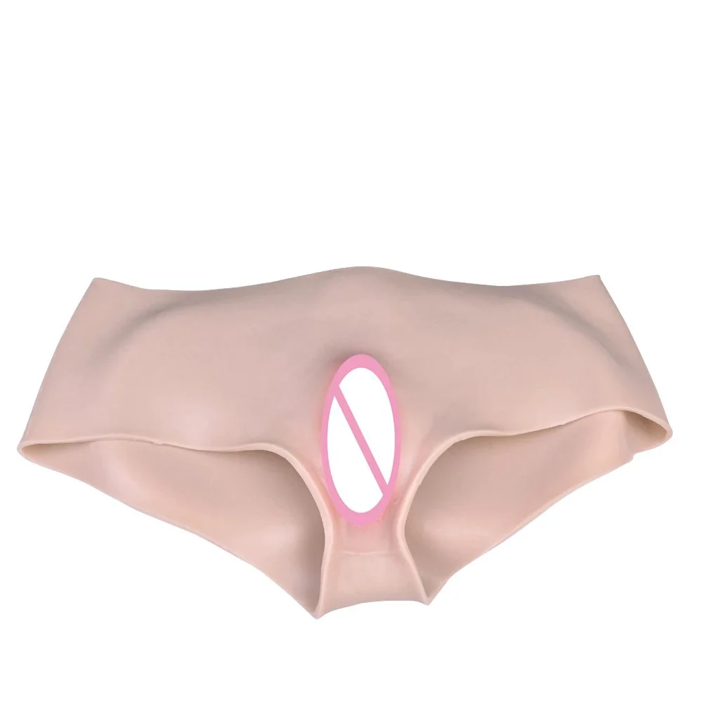 Realistic Vagina Panties Silicone Crossdresser Gay Transvestite Panties Sex Toy for Gay