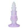 Fantasy Purple Silicone Female Sex Toy Big G-Stimulating Dildo Soft ABS Realistic Huge Dildo for Gay Use