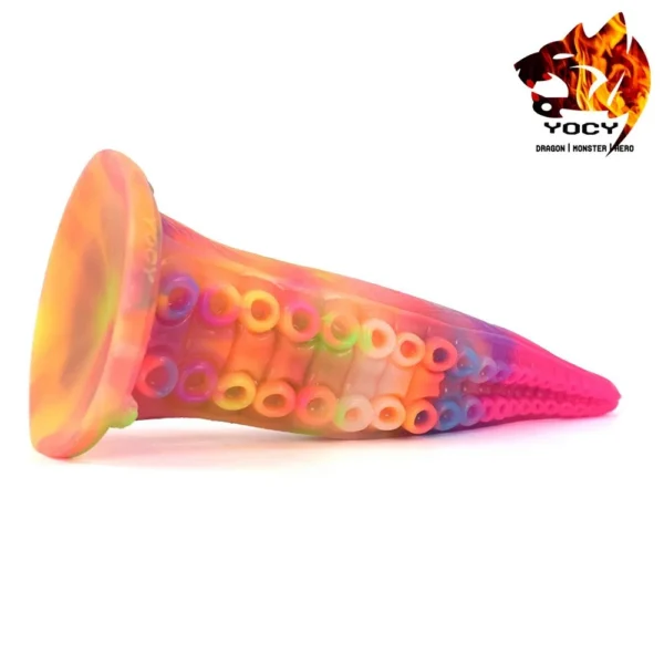 Glow in Dark Octopus Tentacles Dildos Women Luminous Silicone Realistic Vibrator Penis Dildos for Men Women