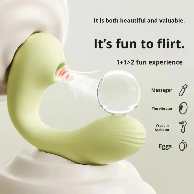 Shy Spring Vibration Sucking Women's Wearable Sexy Adult Masturbation Toy