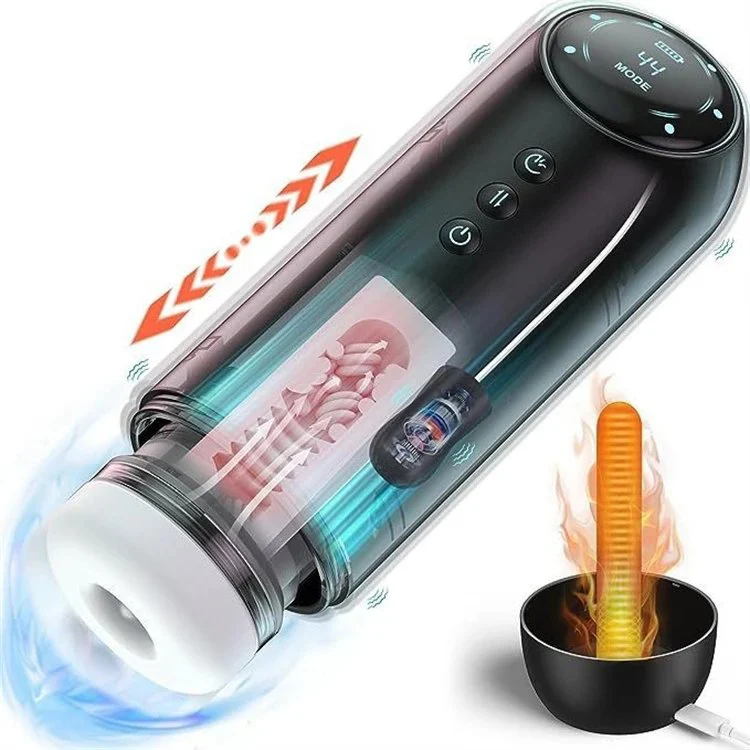 Multi-function Vibrating Male Masturbator Automatic Thrusting Sucking Heating Masturbation Cup With Voice