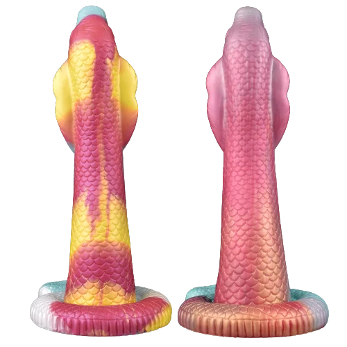 Huge Long Dildo Lifelike Cobra Shape Giant Fantasy Snake Penis Scales Big Dong Texture Soft Silicone Sex Toys for Women Men
