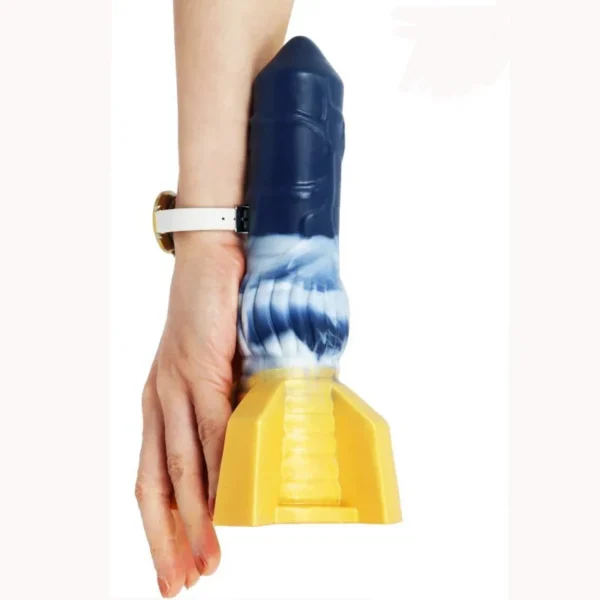 Sex Toy Rocket Shaped Dildo Soft Silicone Flexible Butt Plug Kinky for Adult G-spot Massage Sex Product Anal Dialt