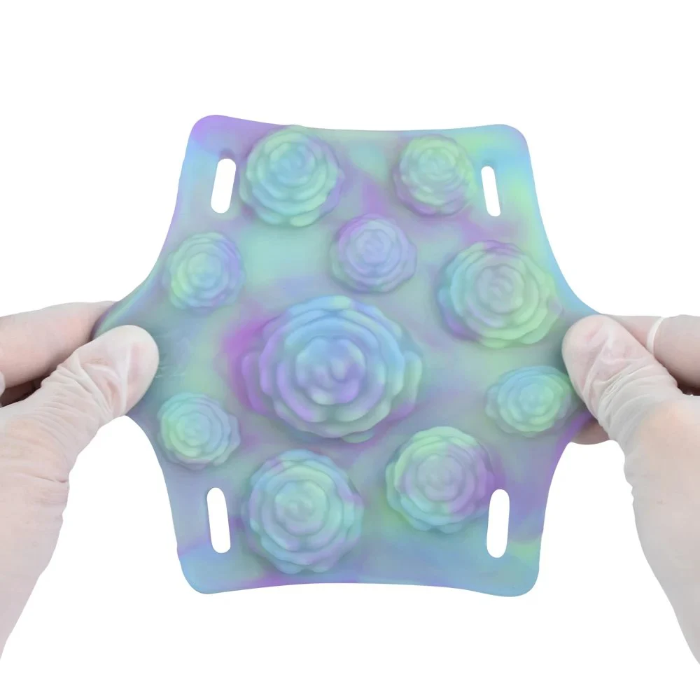 Luminous Flower-shaped Female Sex Grinder Woven Tape Strap on Sex Toys Clitoris and Pussy Stimulated for Couple Pleasure