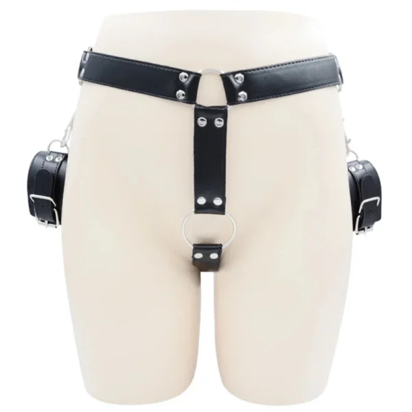 Bondage Men's Underwear With Handcuffs Cock Ring Adult Underwear for Men Sex Underwear Restraint Strap Other Sex Toy