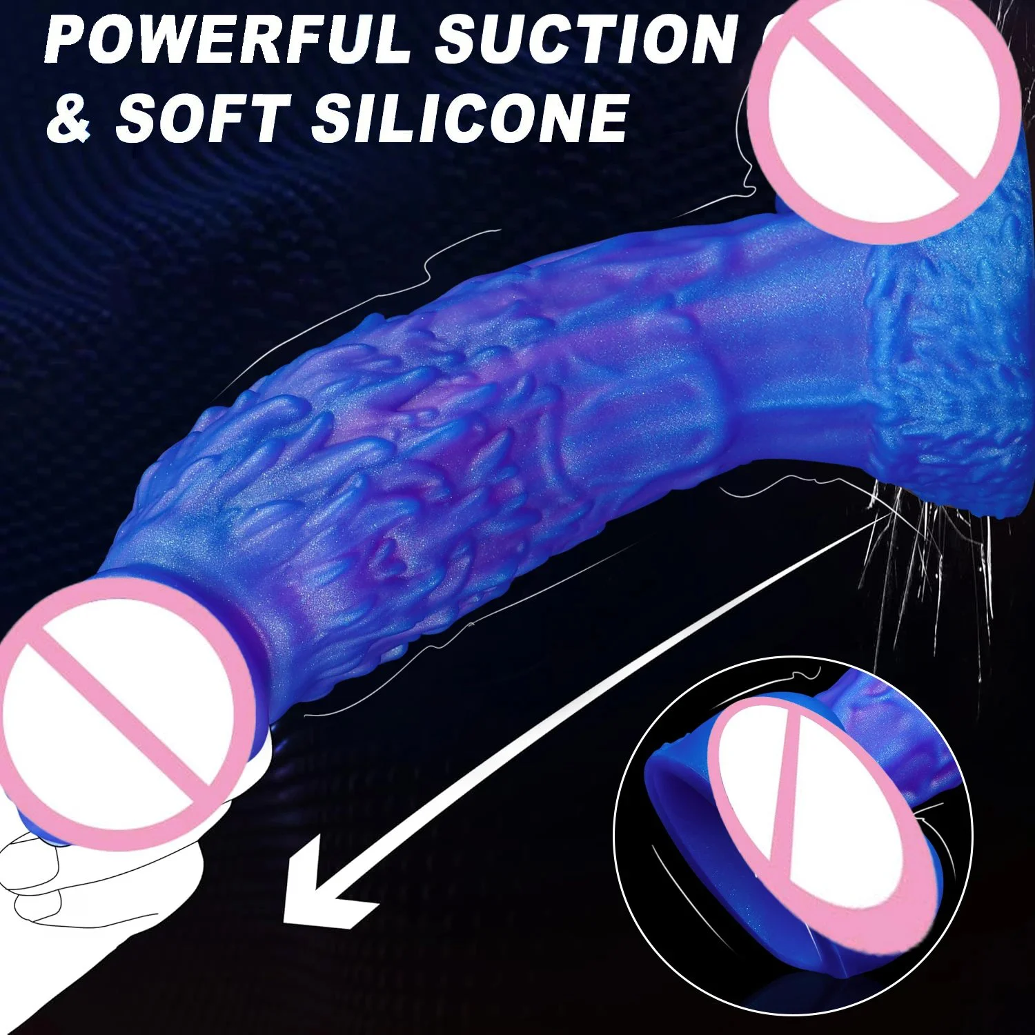 Fantasy Monster Dragon Dildo Huge Silicone Waterproof Eco-Friendly Adult Sex Toy Suction Cup