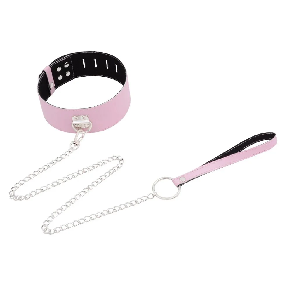 Bondage Sex Neck Sleeve Dog Collar Adult Sex Toy Female Slave Choker Leather Handcuffs Collar BDSM Other Sex Toy