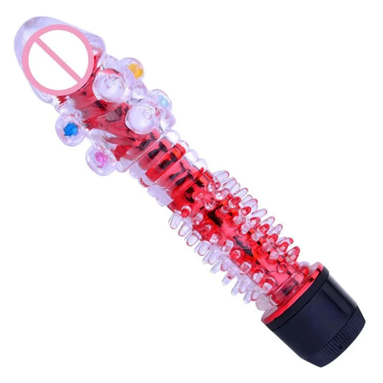 Sex Toys for Female Masturbation Realistic TPR Transparent Dildo Vibrator With Balls