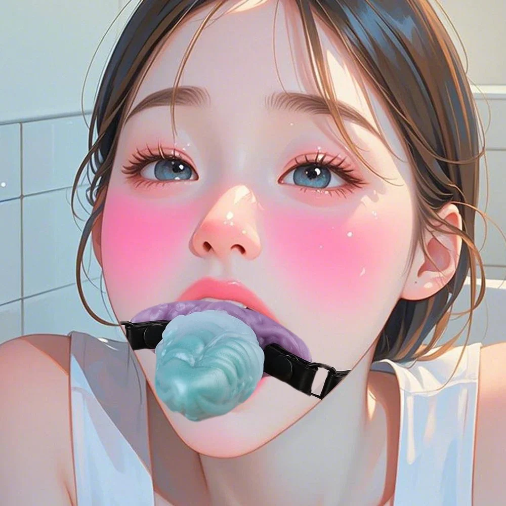 Octopus Anal Plug Silicone Monster Butt Plug Remote Control Vibrator Wearable Anal Dildo, Mouth Gag Adult Game