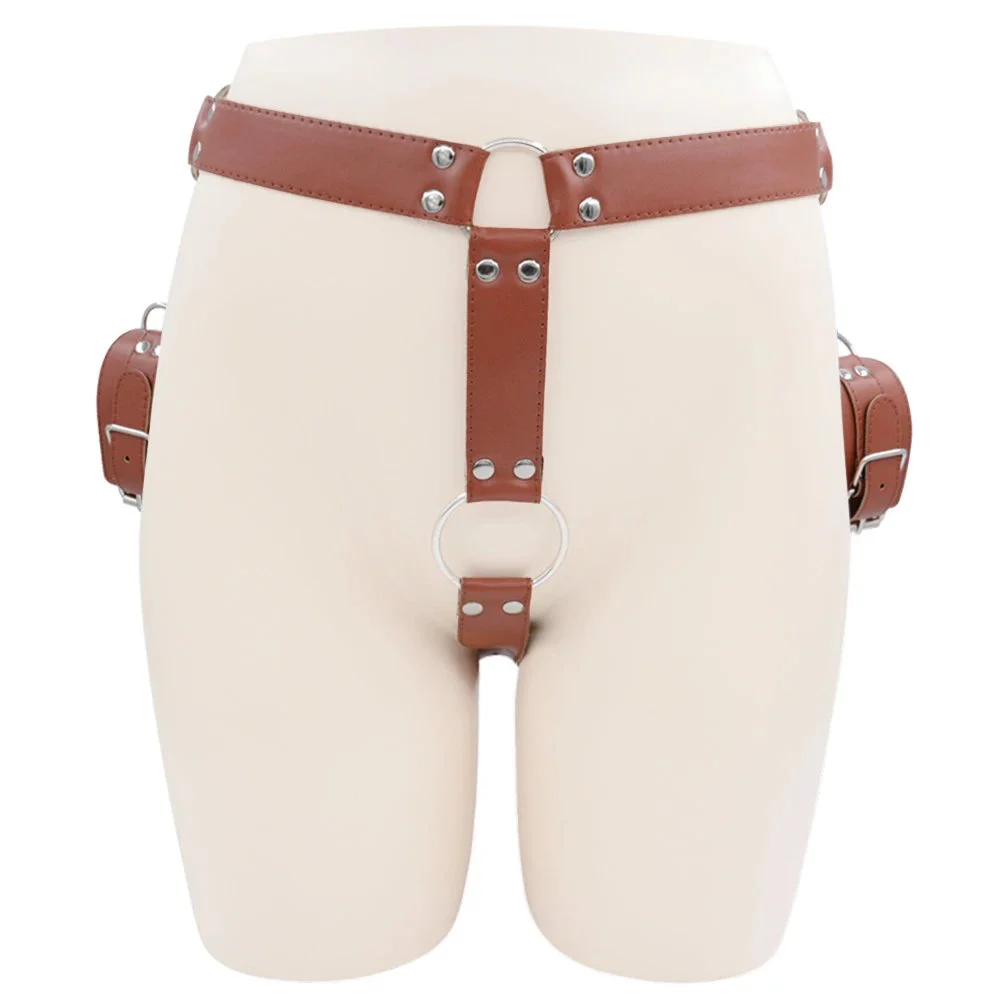 Bondage Men's Underwear With Handcuffs Cock Ring Adult Underwear for Men Sex Underwear Restraint Strap Other Sex Toy