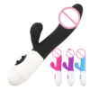 Rabbit Waterproof Adult Sex Toys Clitoris Vagina Stimulator Vibrator Wand for Women & Couples