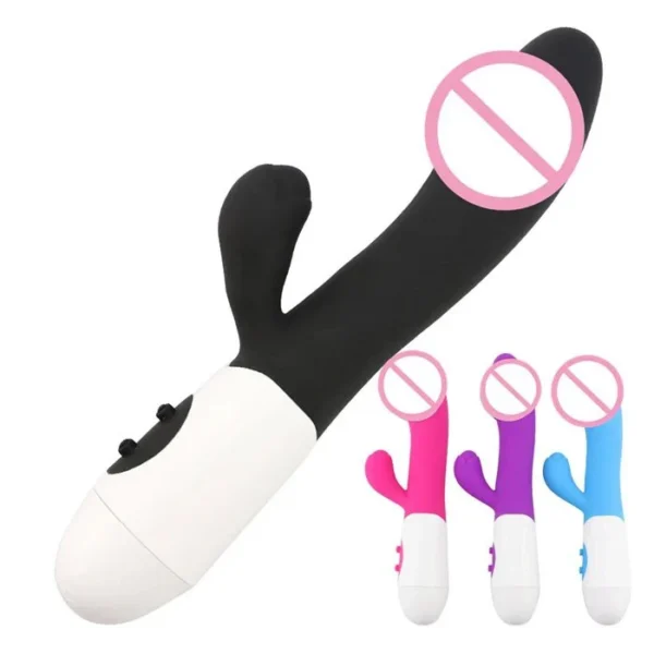Rabbit Waterproof Adult Sex Toys Clitoris Vagina Stimulator Vibrator Wand for Women & Couples