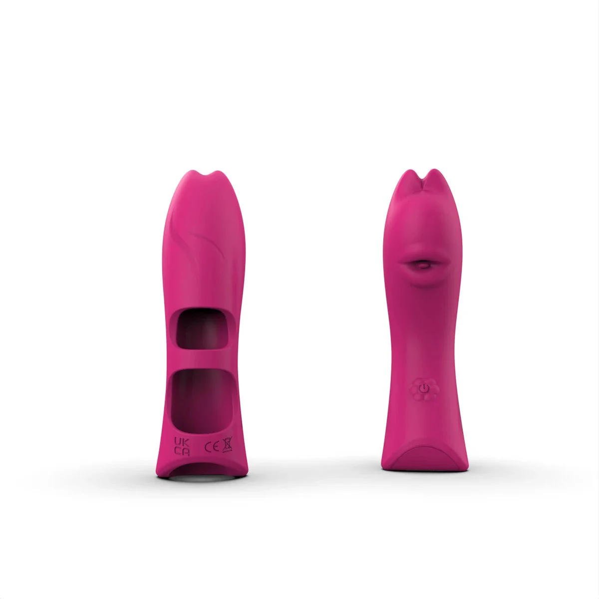 Silicone Vibrating 10-Speed Finger Sleeve for Couple Lesbian Masturbation and Massage Sex Toy
