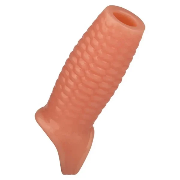 Ultra Soft Corn Textured Penis Sleeve Cock Ring Extender for Men's Penis Enlargement Sex Toys for Couples