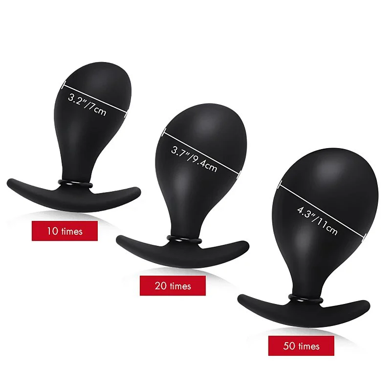 Posterior Dilatatore Anale Plug Removable Needle Anal Sex Toy for Men and Women Inflatable Butt Anal Plug