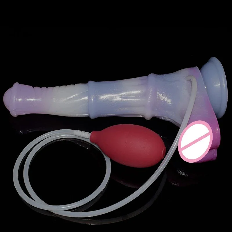 Rough Beast Ejaculating Orgasm Toy Dildo Horse Realistic Squirting Function Animal Penis With Suction Cup for Women Men Anal Sex
