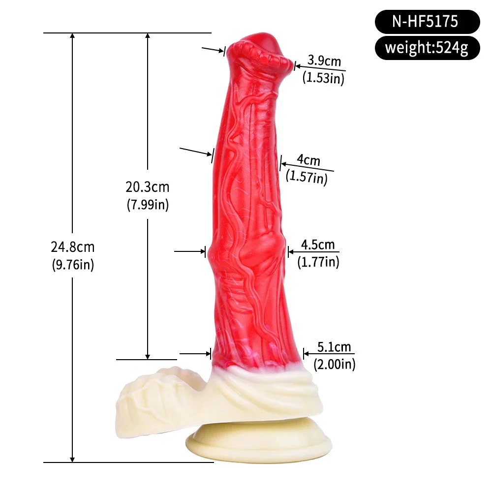 Horse Dildo Realistic Animal Dildos Huge Thick Thrusting Dildo Anal Sex Toy Suction Cup Adult Toy for Men Women Sex Pleasure