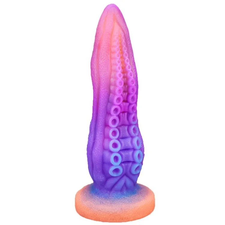 Luminous Silicone Octopus Dildo Super Large Anal Plug for Women Masturbation