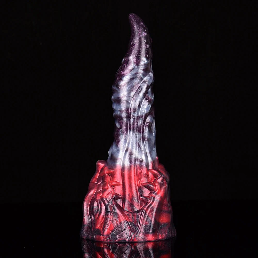Monster Dildo Fantasy Dildo alien Cock Tentacle Texture - Lapwing Curved Shaft Adult Sex Toy for G-spot Anal Play