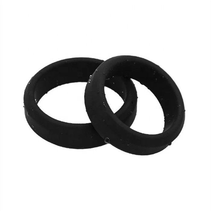Silicone Male Cock Ring Penis Ring TPE Material Soft Feature 6 Different Sizes Sex Products for Delay Ejaculation