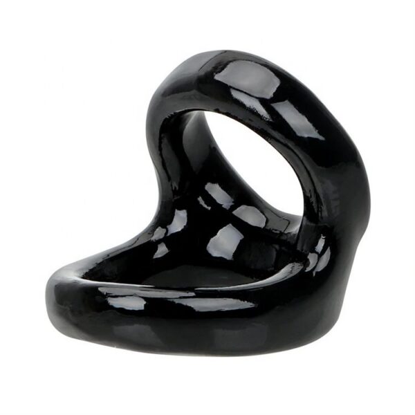 Male Delay Ejaculation Enhancer Dual Penis Ring Sex Toys Lock Ring TPE Stretchy Double Cock Ring