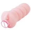Real Pocket Oral Male Masturbator Realistic Textured Mouth TPE Adult Sex Toy with Vagina Function