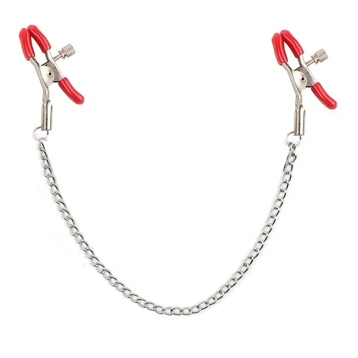 Fetish Metal Nipple Clamps for Couples' Flirting Bondage Sex Toys Pleasure
