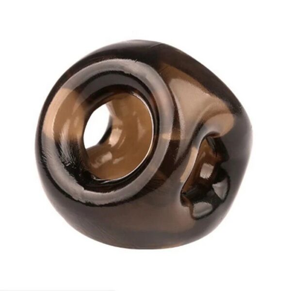 Men's Adult Crystal Sex Toys Soft TPE Triple Cock Ring with Silicone Enhance Sleeve