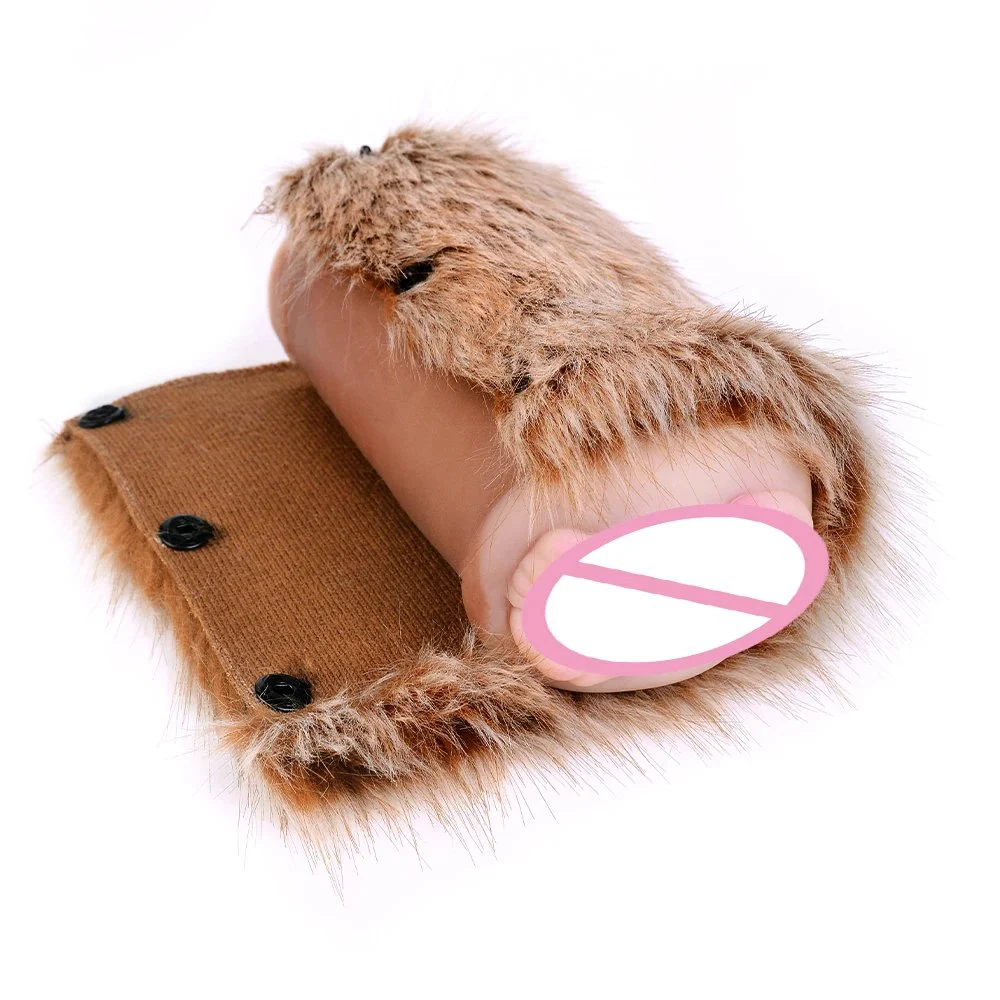 Realistic Animal Vagina Fetish with Fur Pockets Pussy Masturbation Cup Adult Sex Toys for Male