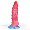Inflatable Spray Water Sex Fantasy Monster Dildo Soft Silicone Dildo Female Masturbation Adult Fun Sex Toys