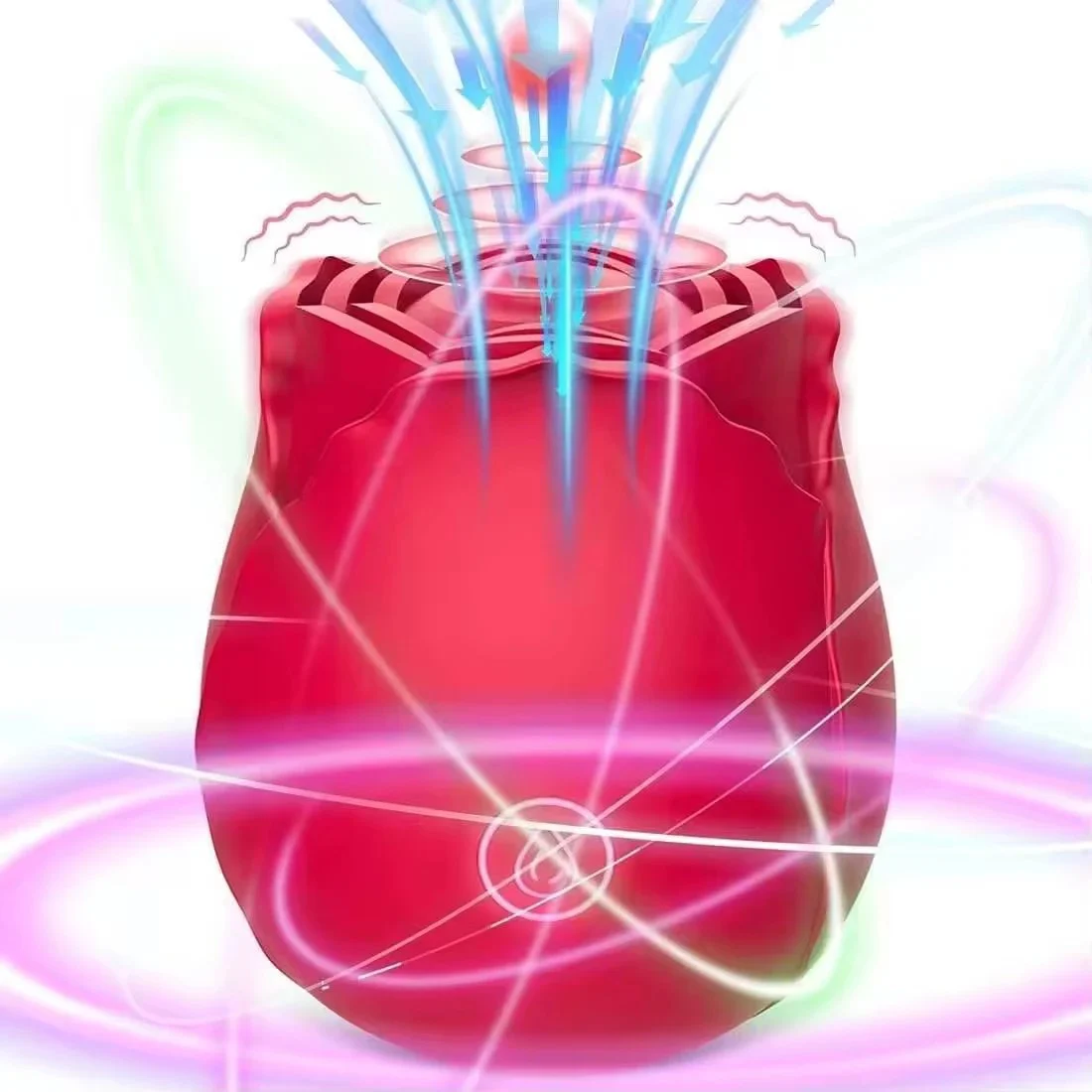 Waterproof Rose Vibrator Rose Toys Nipple Clitoral Sucking Rose Vibrator Sex Toys for Woman
