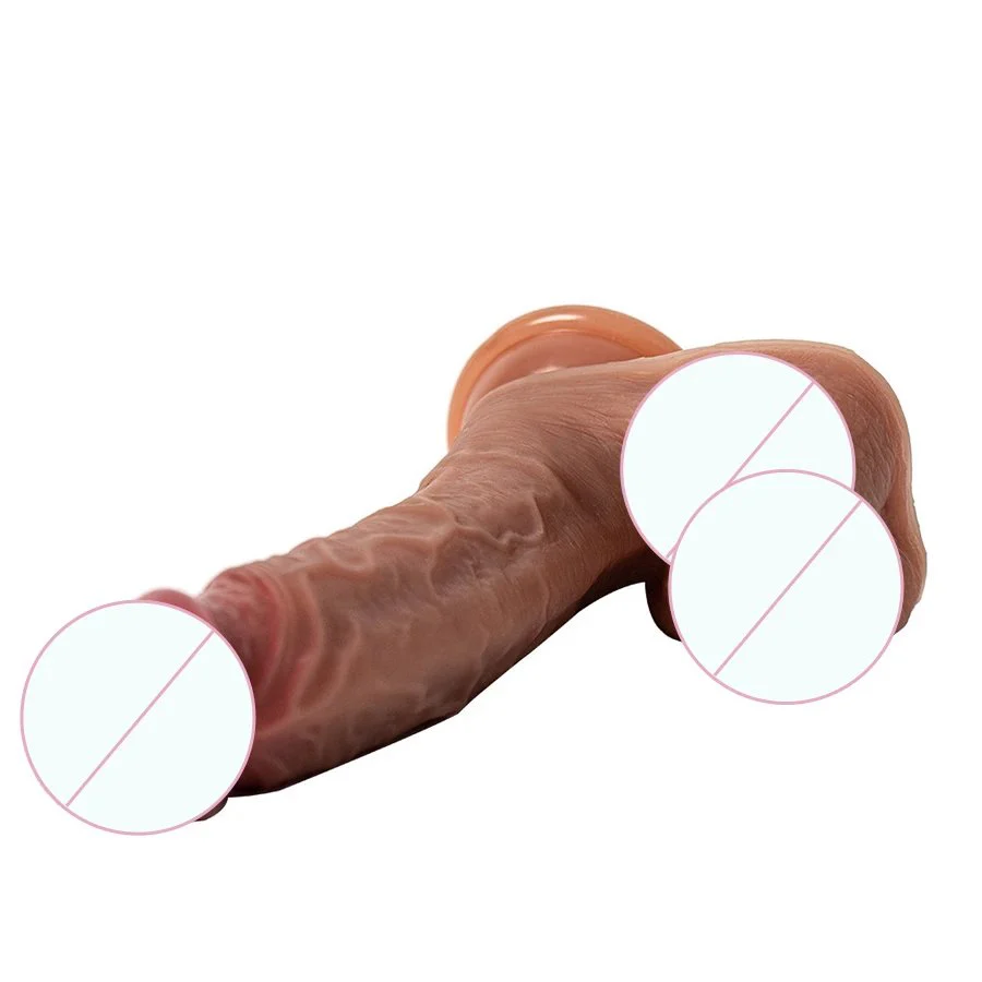 Huge G Spot Silicone Dildo for Women Move-Up and Down Vibrators Sex Toys