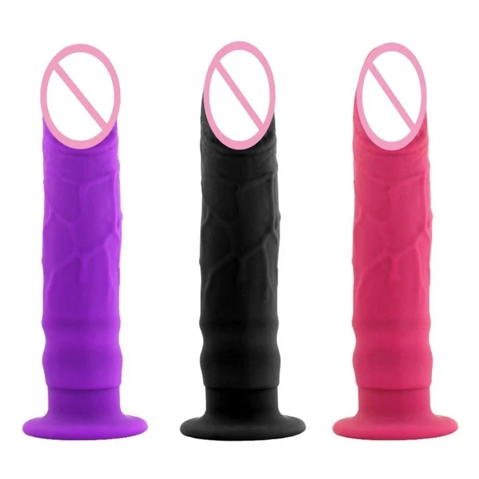Lifelike Silicone Small Dildo Sex Toys for Men and Women's Anal and Vaginal Stimulation