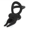 Silicone Vibrating Penis Ring with Clitoral Stimulator Adult Men's Sex Toys