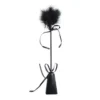 Racket Couples Leather Racket Adult Flirtation Rod Feather PU Racket Fun Hand Patting Black Couple Toys Supplies