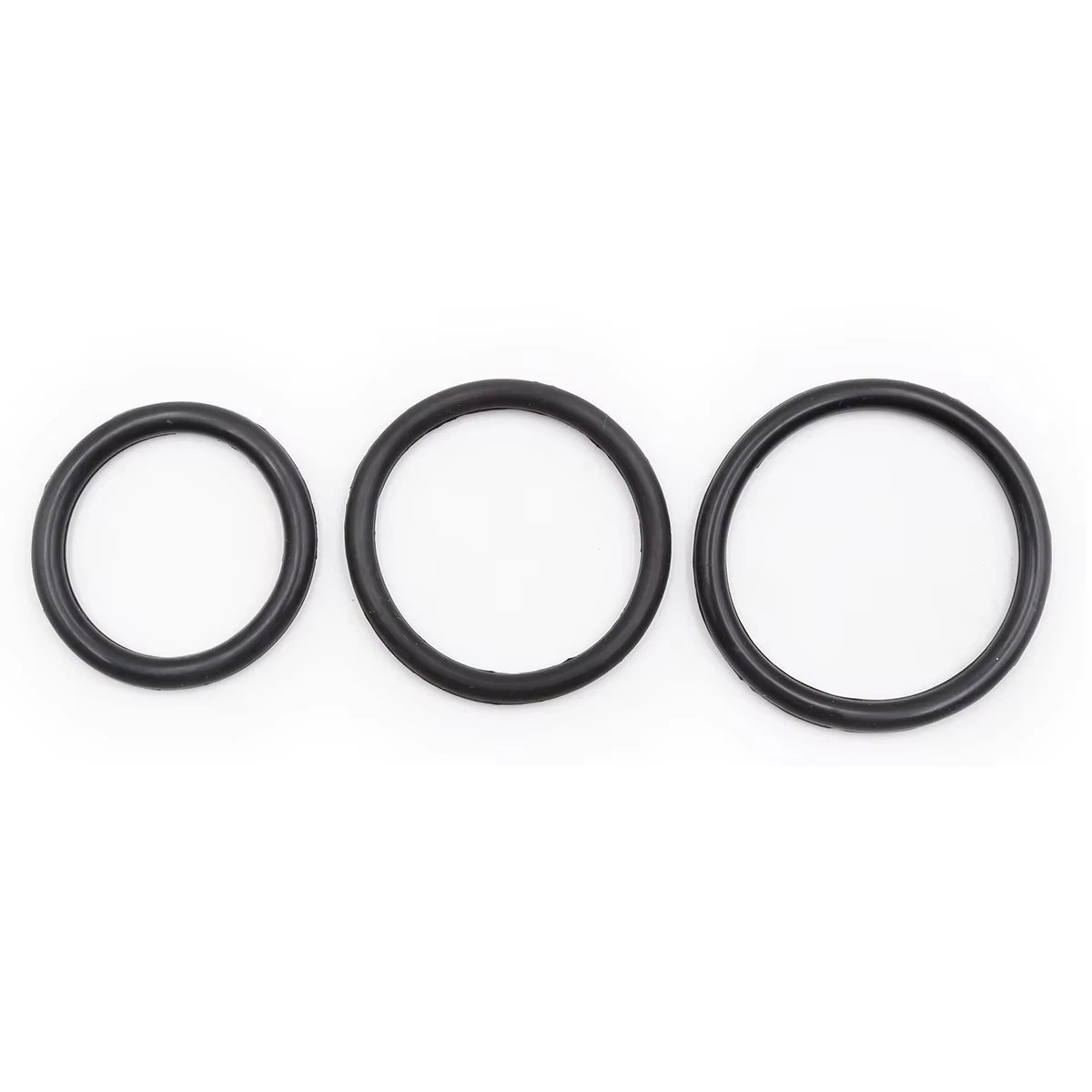 SM Silicone Metal Cock Ring Sex Bondage Toy Rubber Ring SM Device Silicone Loop Sex Toy Penis Ring