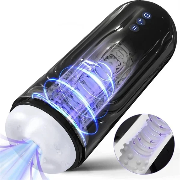 Rechargeable Powerful Automatic Vibration Sucking Sex Toy for Men Masturbation Cup Thrusting