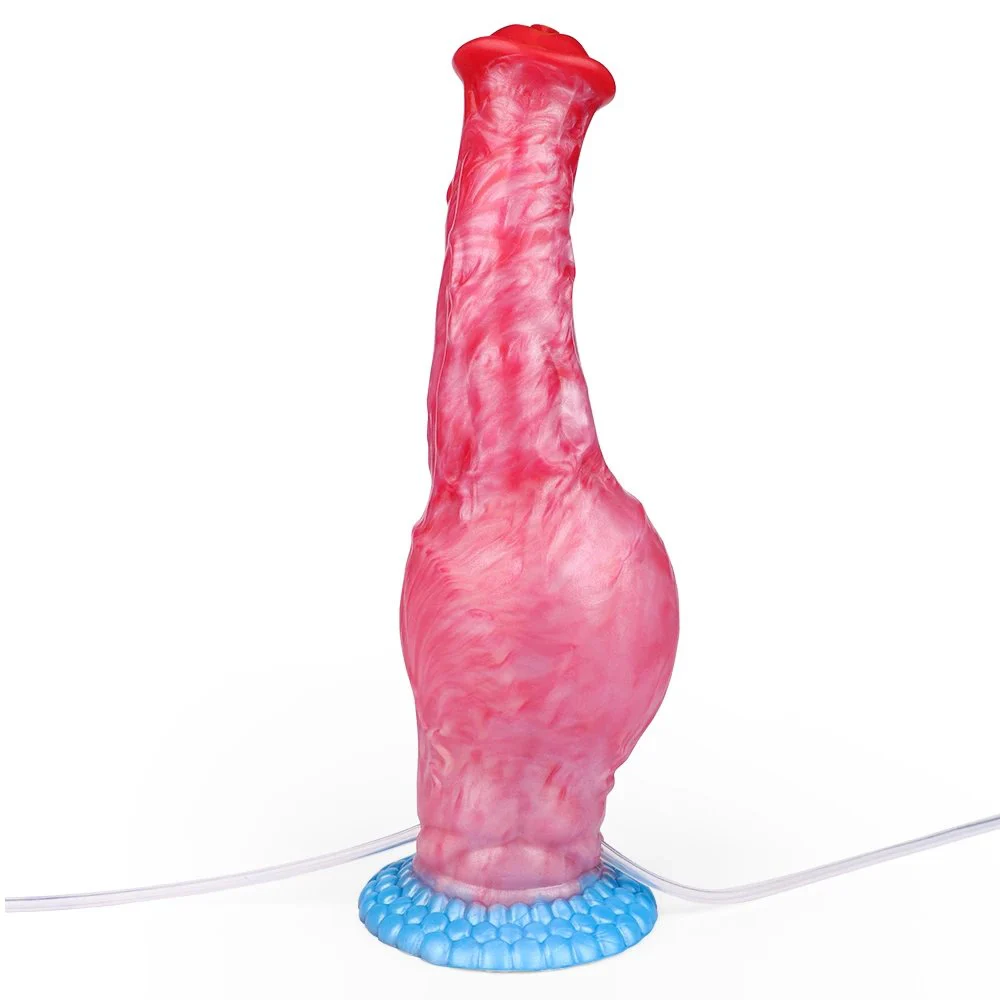 Huge Horse Ejaculation Anal Plug Dildo with Inflatable Function Animal Penis Strong Sucker Sex Toys for Men Women