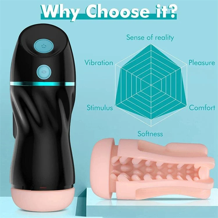 Rechargeable Deep Throat Male Sex Toys Automatic Blow Job Deep Sucking Masturbation Cup
