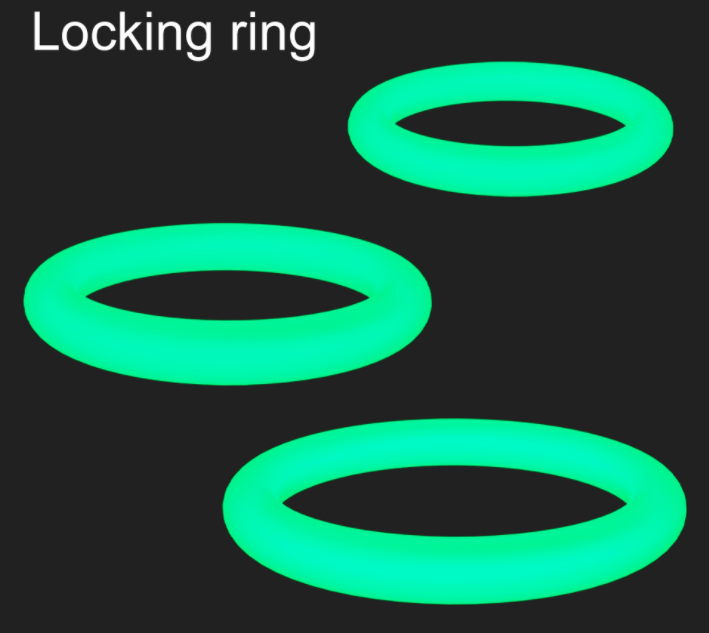 Adult Sex Male Silicone Lock Ring Penis Exercise Device Male Penis Ring