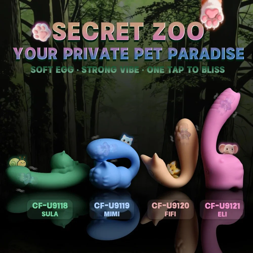 Mini Vibrator Animal Vibrators with Powerful Pulses of Pleasure Sex Toys for Women, Small Vibrator and Cute Ladies Personal Toys