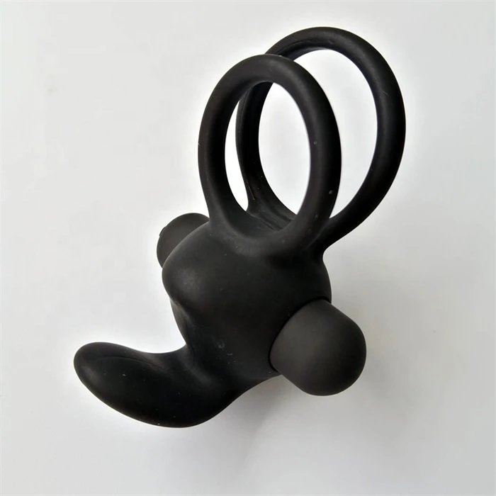 Men's Sex Toys 10 Frequency Silicone Vibrating Cock Ring Soft and Delay Ejaculation Feature