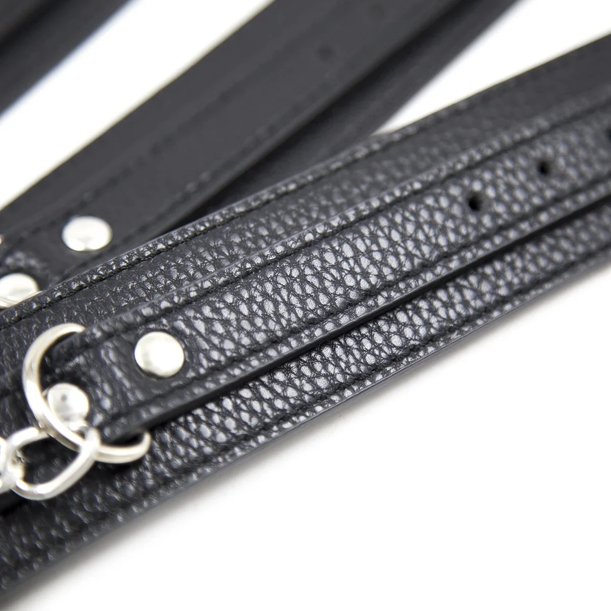 Handcuffs Leather Shackle Sex Handcuffs Needle Buckle Sex Hand Chain Shackle Footcuffs