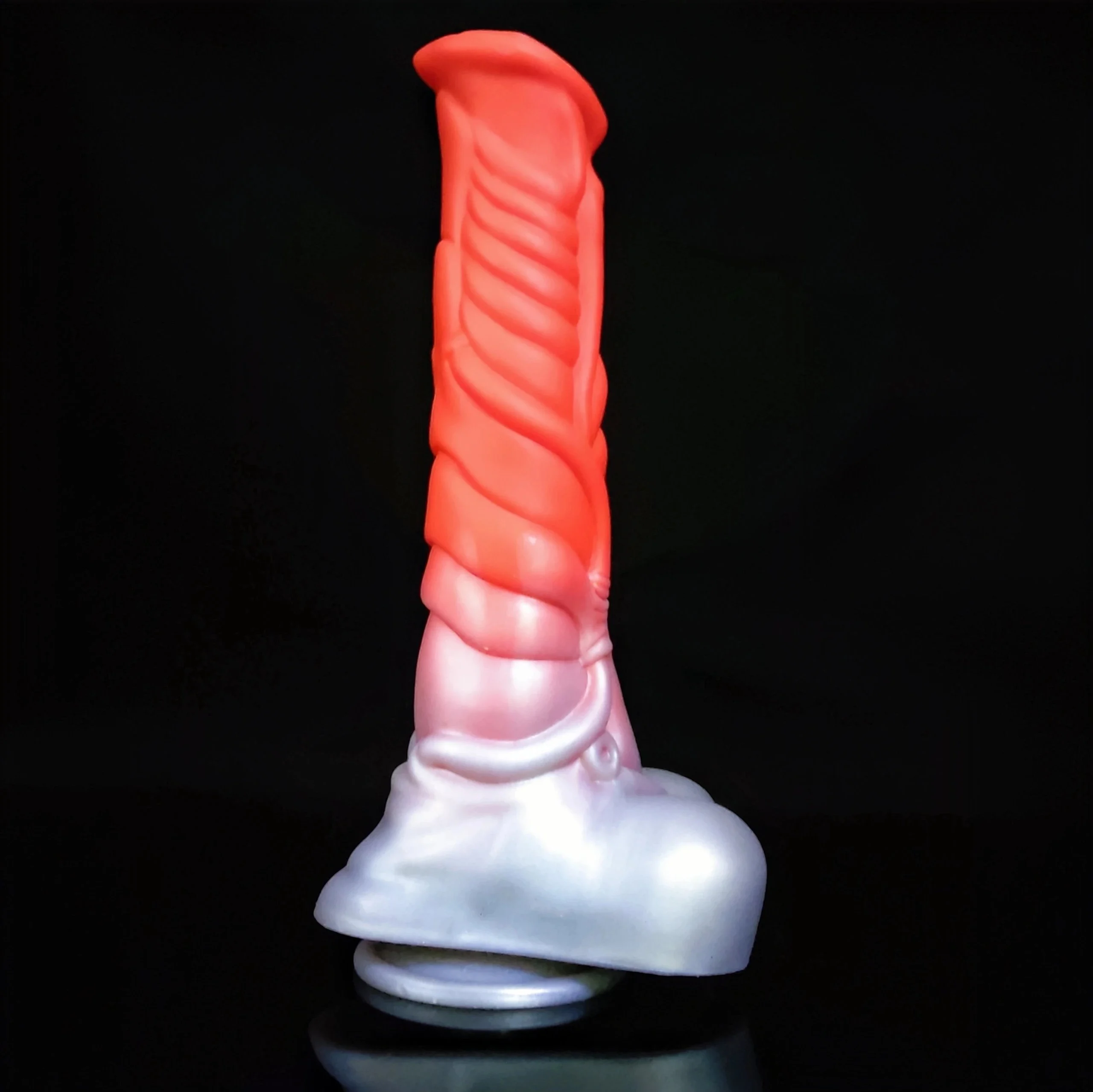 Large Silicone Anal Dildo with Suction Luminous & Squirting Features Soft Adult Sex Toys for Men Women Alien & Monster Themed