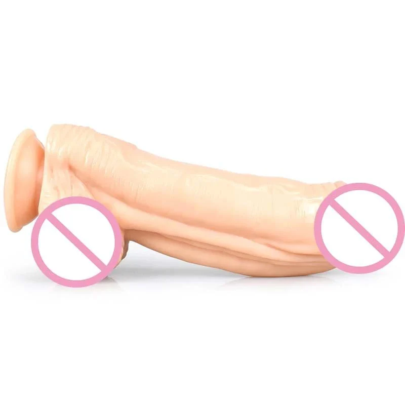 Sex Toys Silicone Large Realistic Penis Suction Cup Big Realistic Dildo Vibrator Adult Sex Thrusting Dildo Machine